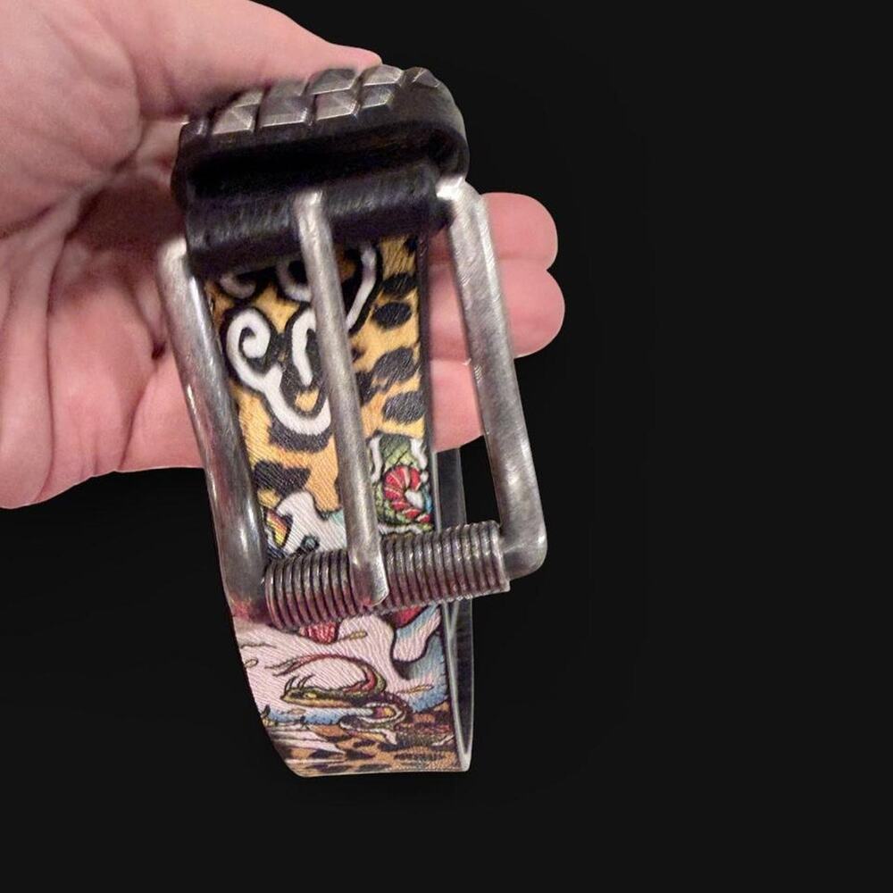 Ed hardy leopard print tattoo